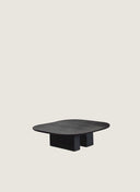 Juntowd Nero Coffee Table in solid Oak with a natural matt oil finish, featuring a minimalist sculptural form.