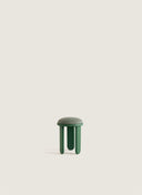 Custom furniture upholstered Trio Stool by Juntowd, available with JUNTO fabric or Customer's Own Material (COM).